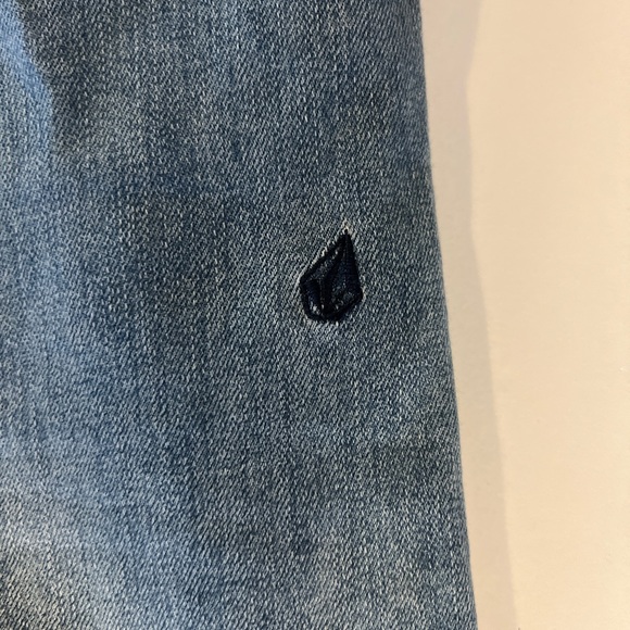 volcom stone -row collection high rise flare jeans - Picture 6 of 8